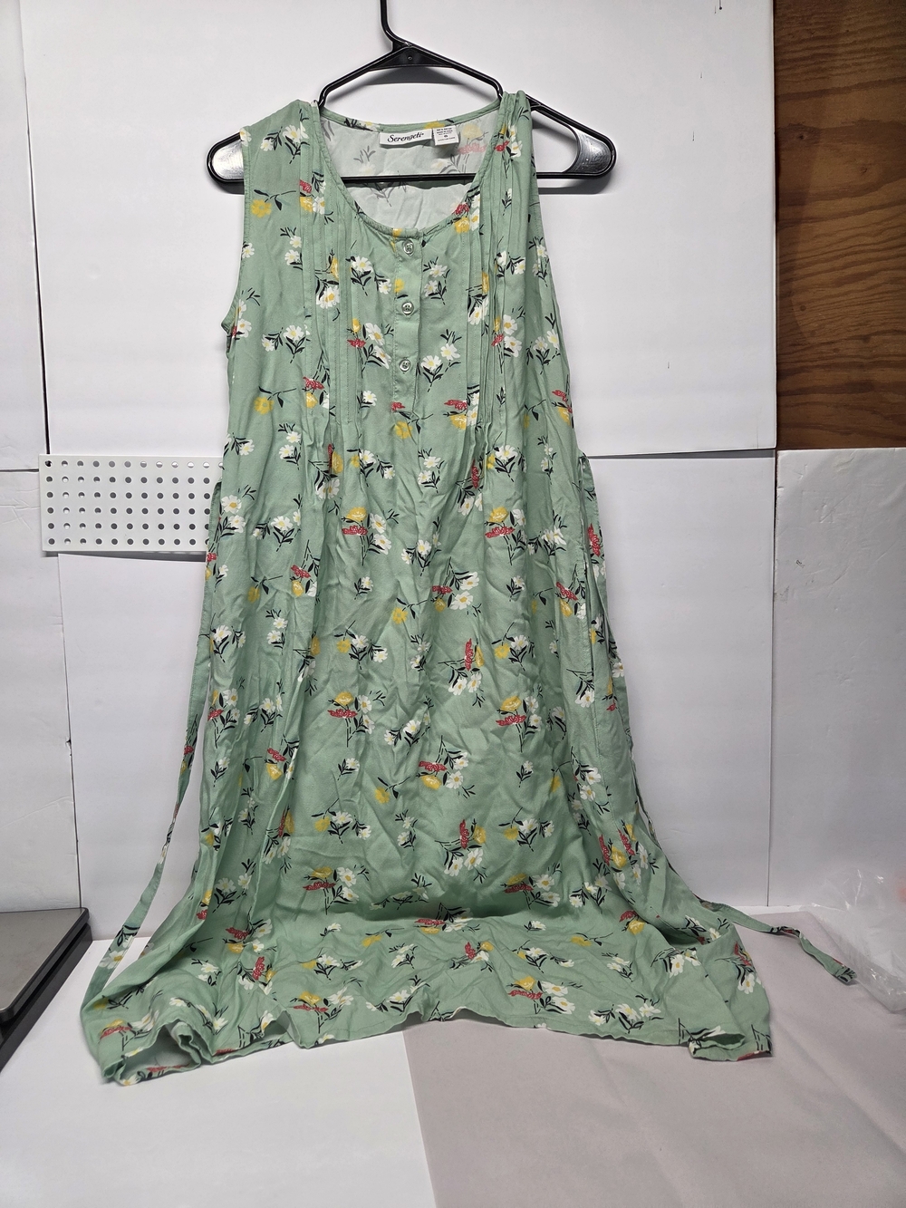 Serengeti Mint Green Floral Maxi Sundress